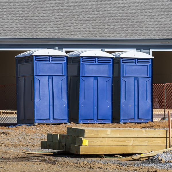 can i customize the exterior of the porta potties with my event logo or branding in Randolph